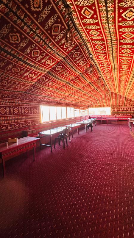 The dining tent